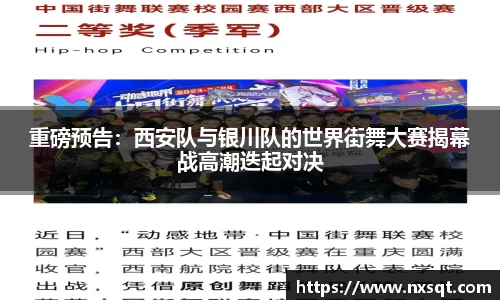 重磅预告：西安队与银川队的世界街舞大赛揭幕战高潮迭起对决